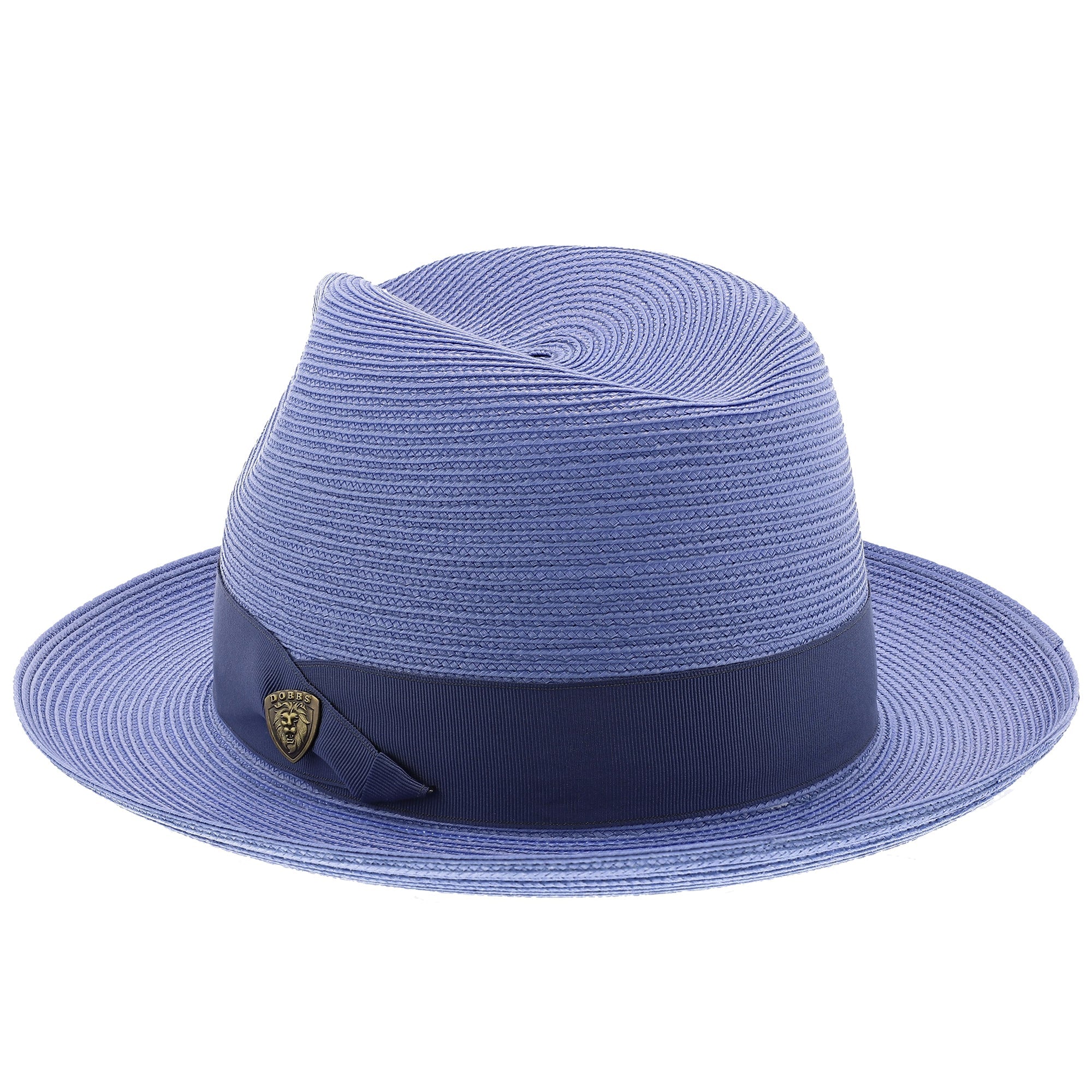 Black Straw Fedora Hat - Image 26