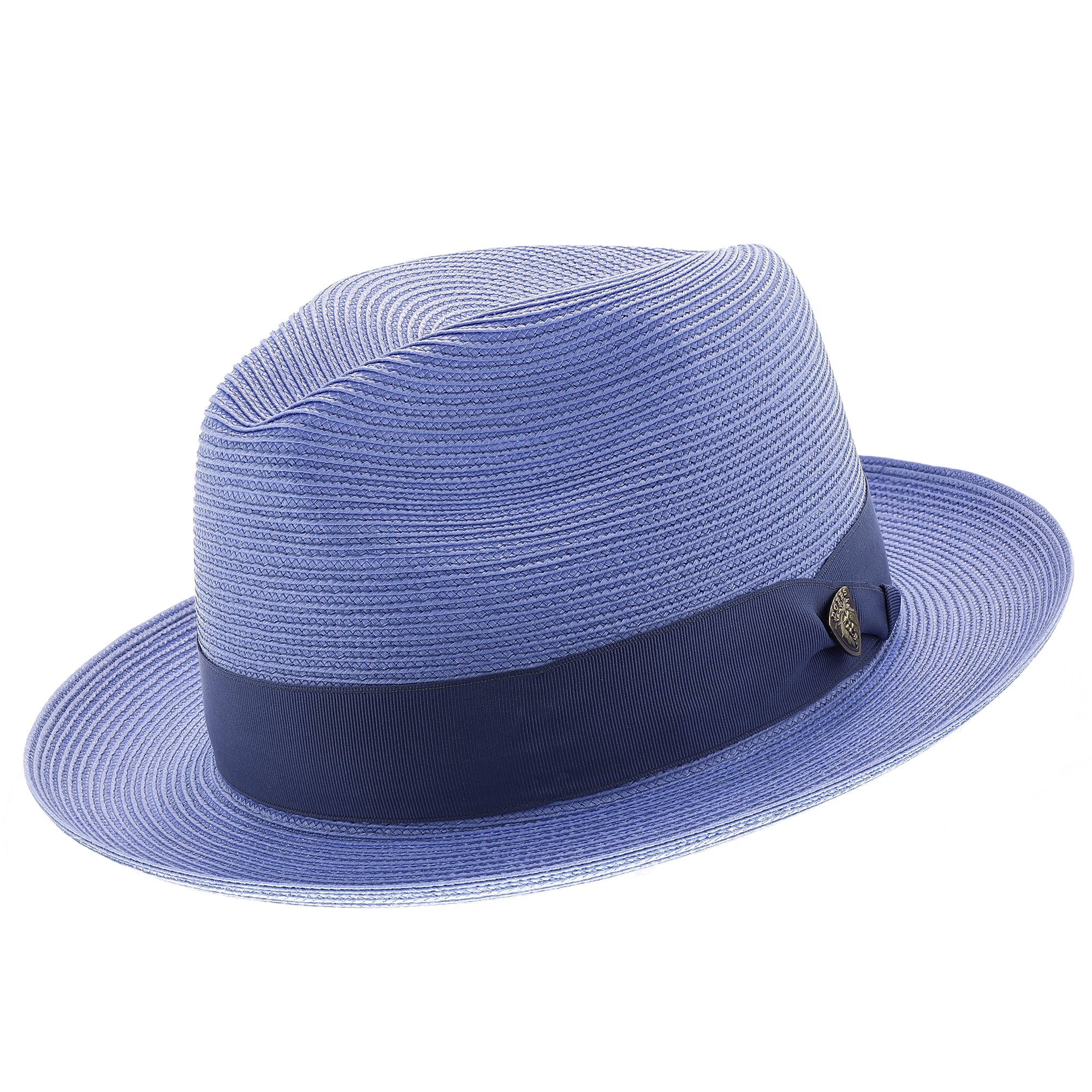 Black Straw Fedora Hat - Image 23