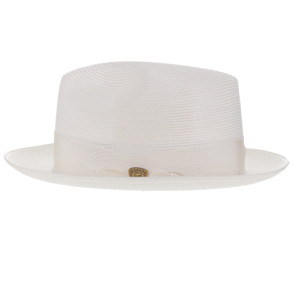 Black Straw Fedora Hat - Image 17