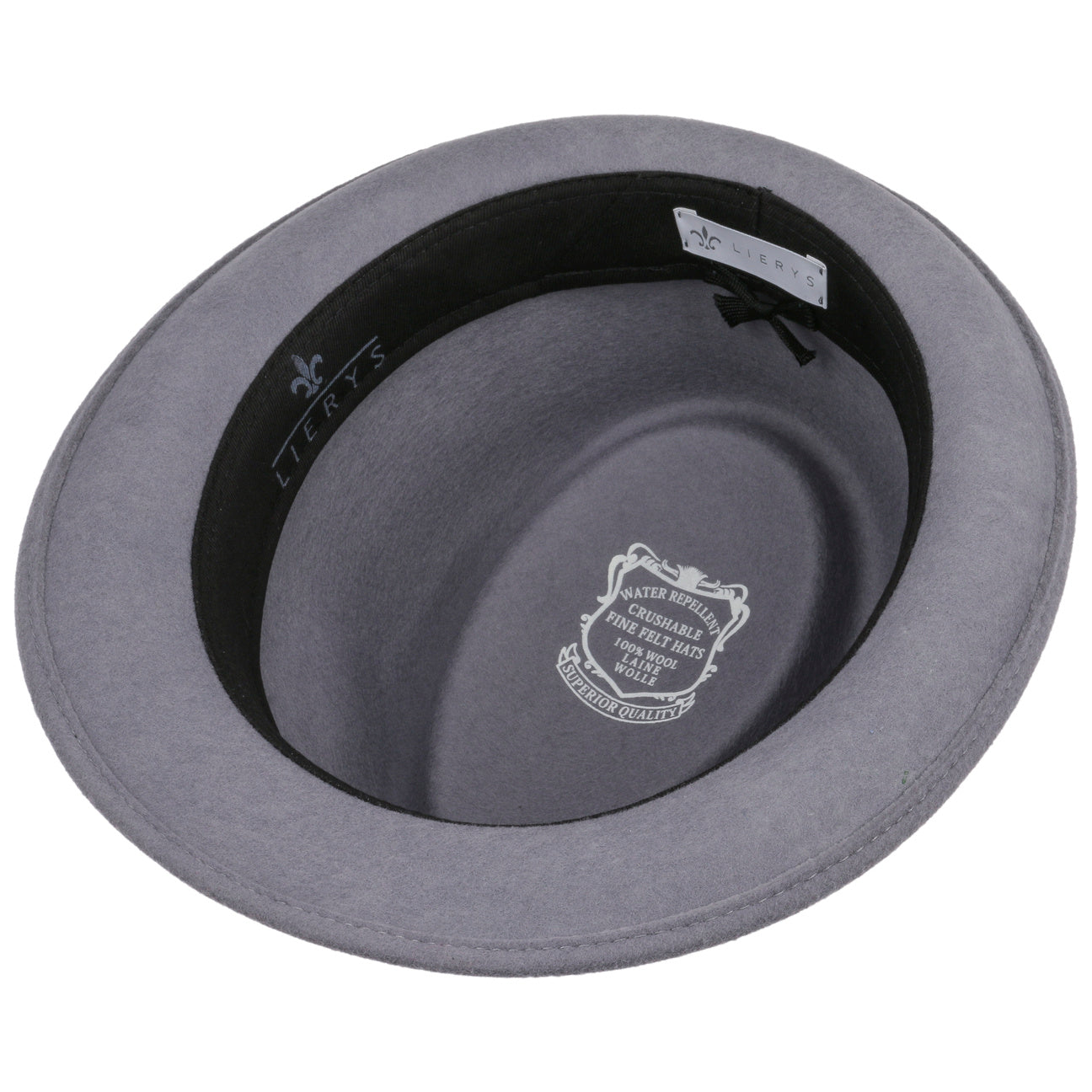 Classic Felt Trilby Fedora Hat - Image 3