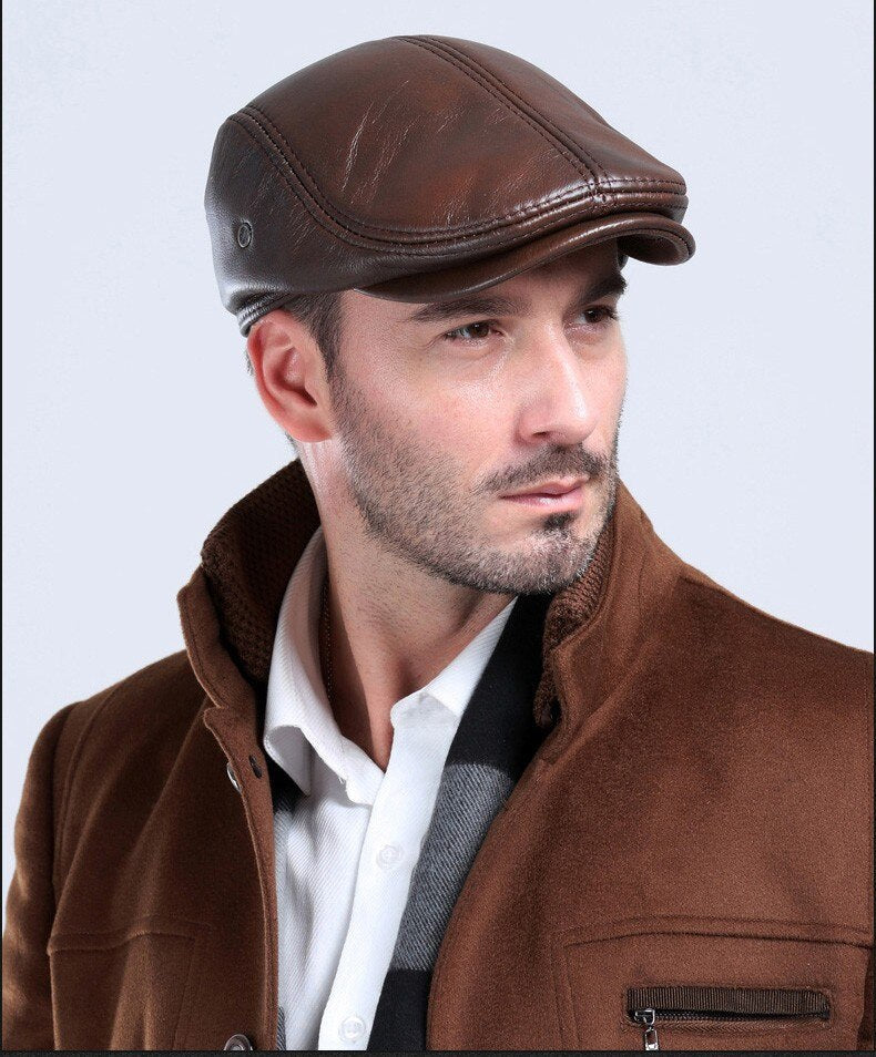 Classic leather hat - Image 3