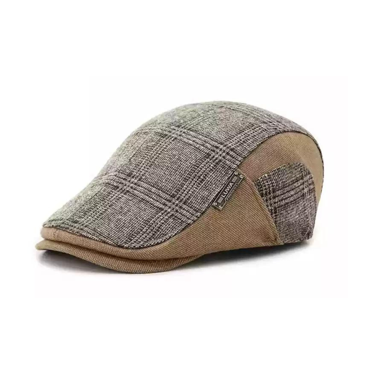 Classic Plaid Flat Cap - Image 2