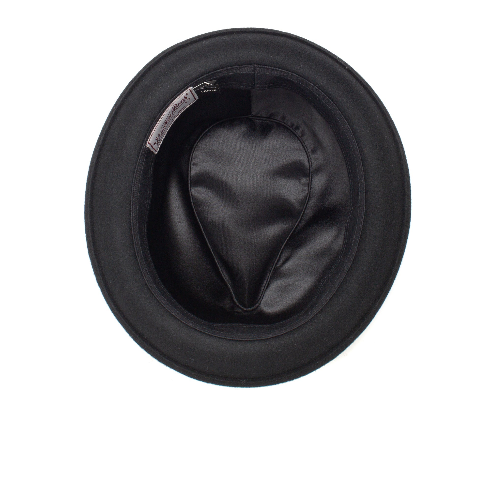 Classic Pork Pie Fedora Hat-Brown - Image 23