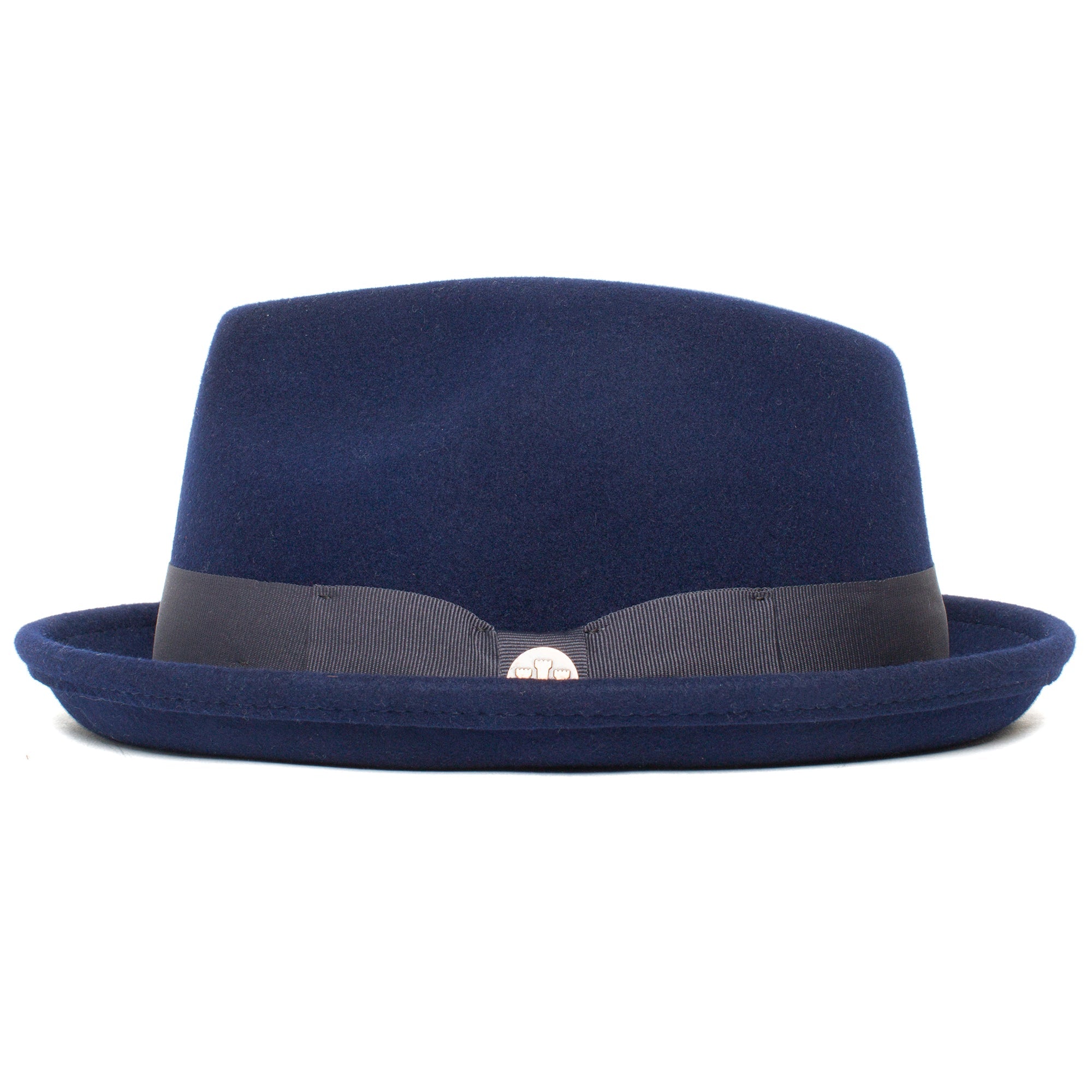 Classic Pork Pie Fedora Hat-Brown - Image 14