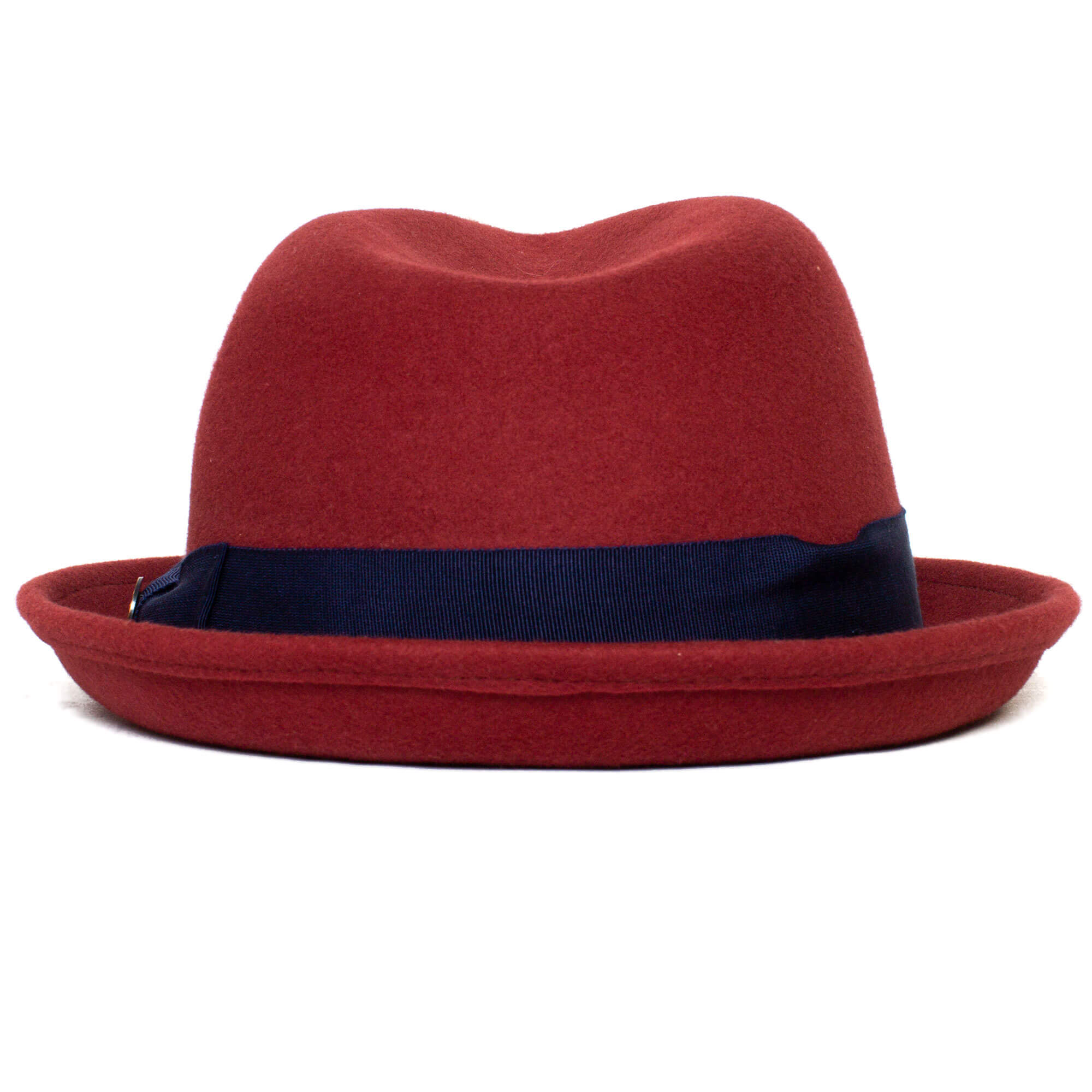 Classic Pork Pie Fedora Hat-Navy - Image 22