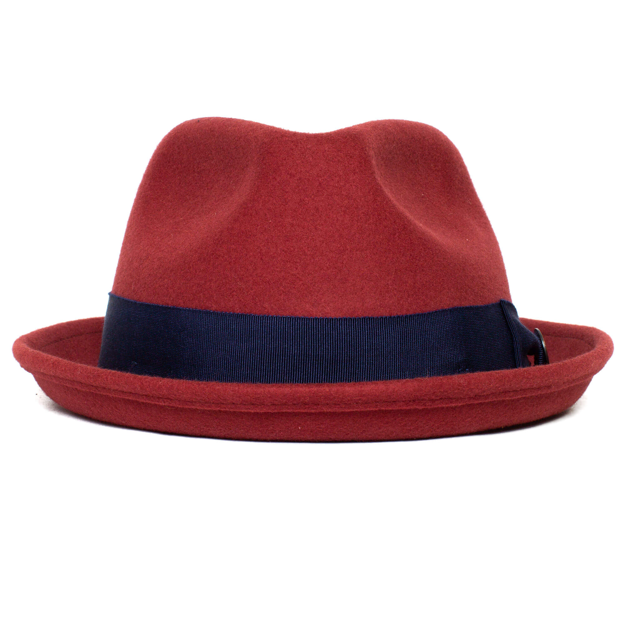Classic Pork Pie Fedora Hat-Navy - Image 19