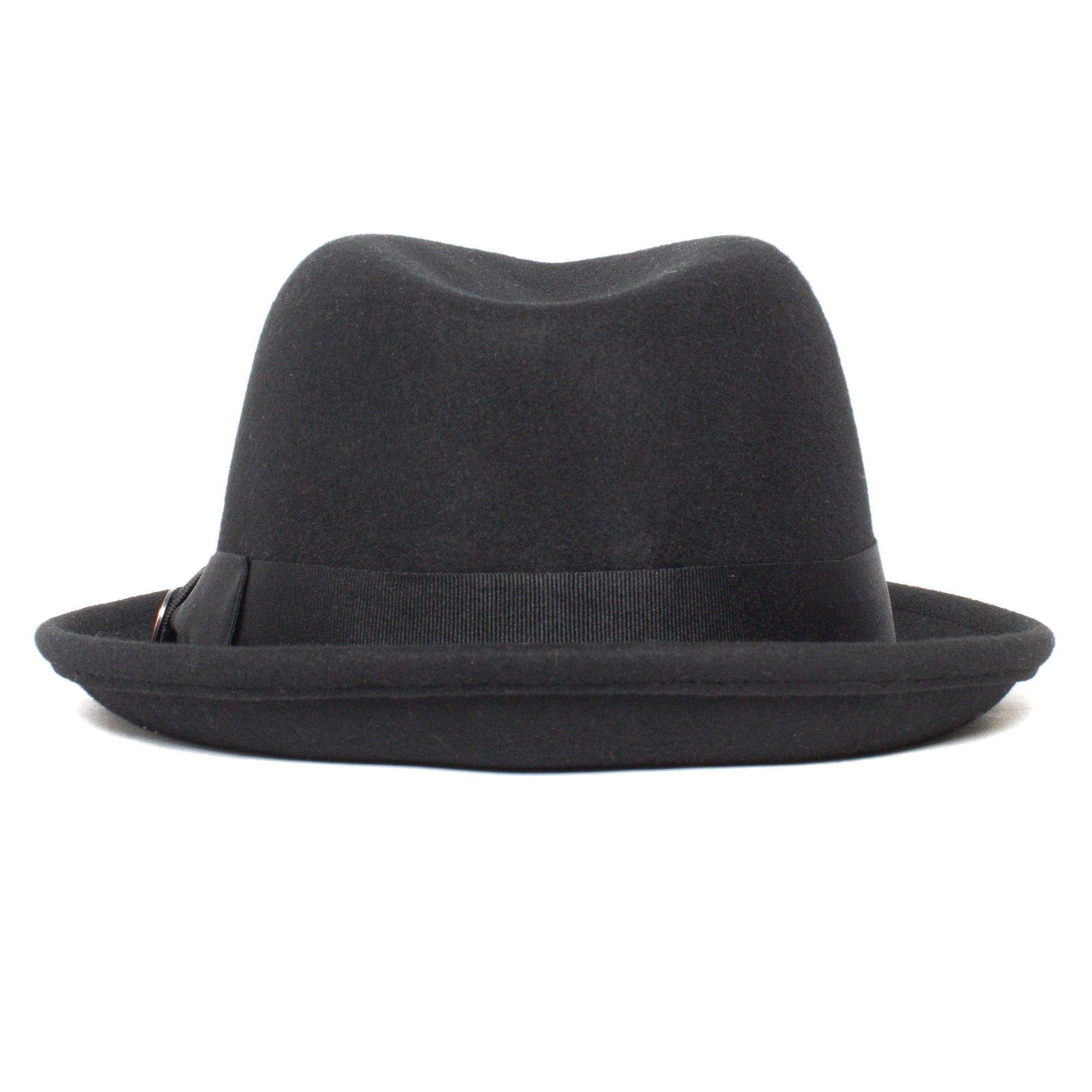 Classic Pork Pie Fedora Hat-Navy - Image 10