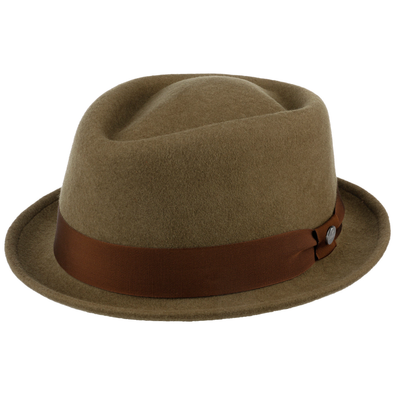 Classic Pork Pie Wool Felt Fedora Hat - Image 12