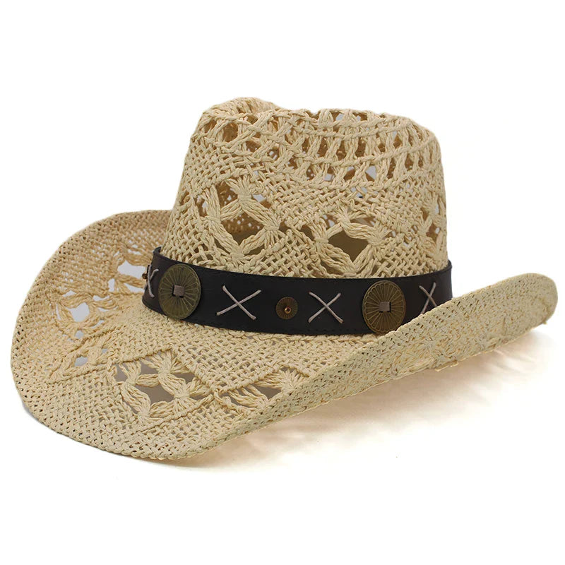 Classic Straw Cowboy Hat - Image 2