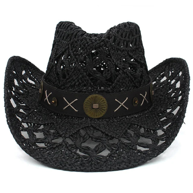 Classic Straw Cowboy Hat - Image 7