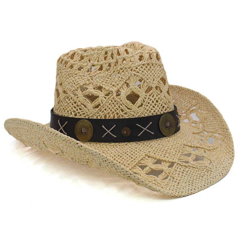 Classic Straw Cowboy Hat - Image 4