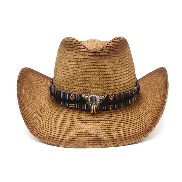 Country Charm Straw Cowboy Hat - Image 8