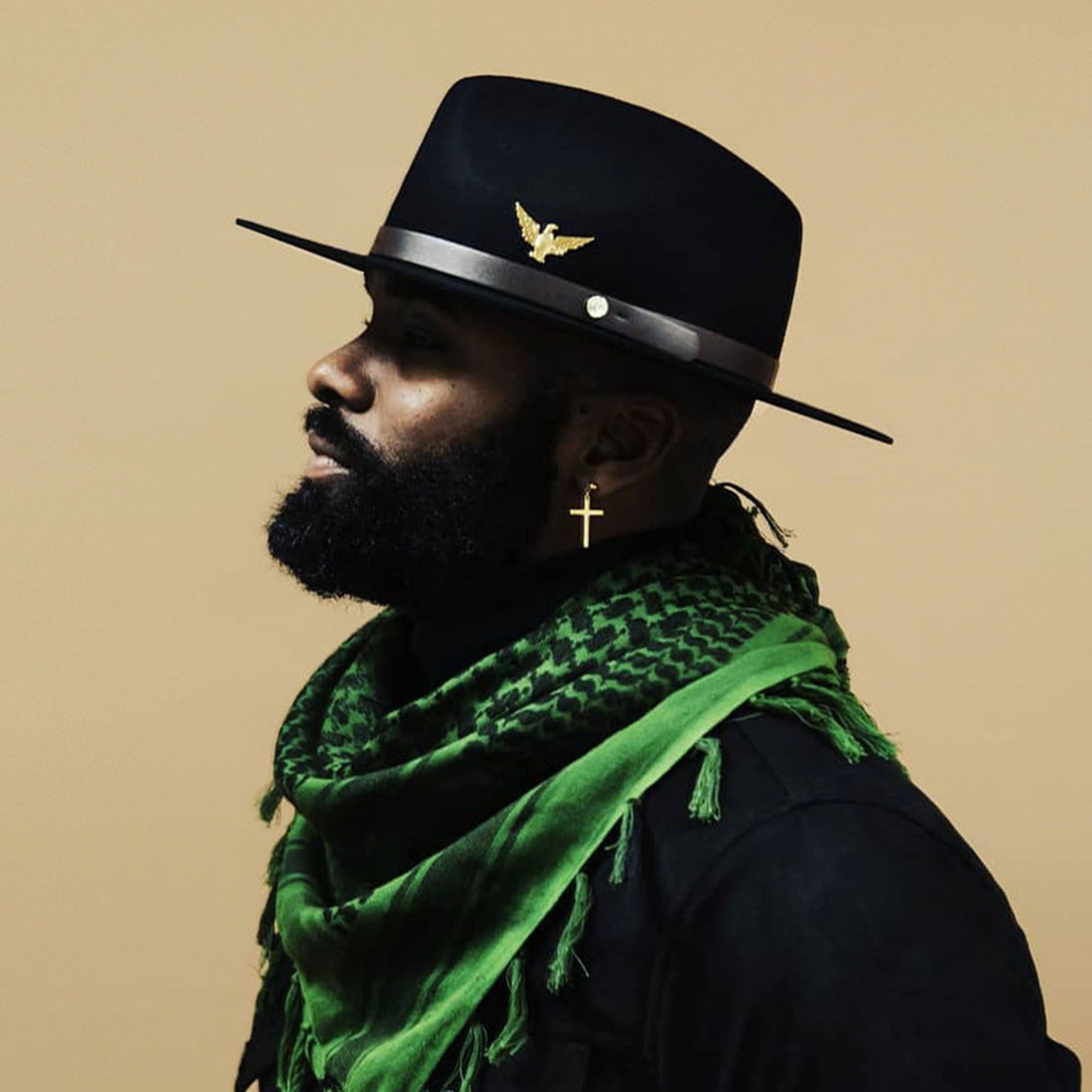 Dapper Men's Felt Fedora Hat Black - Image 8