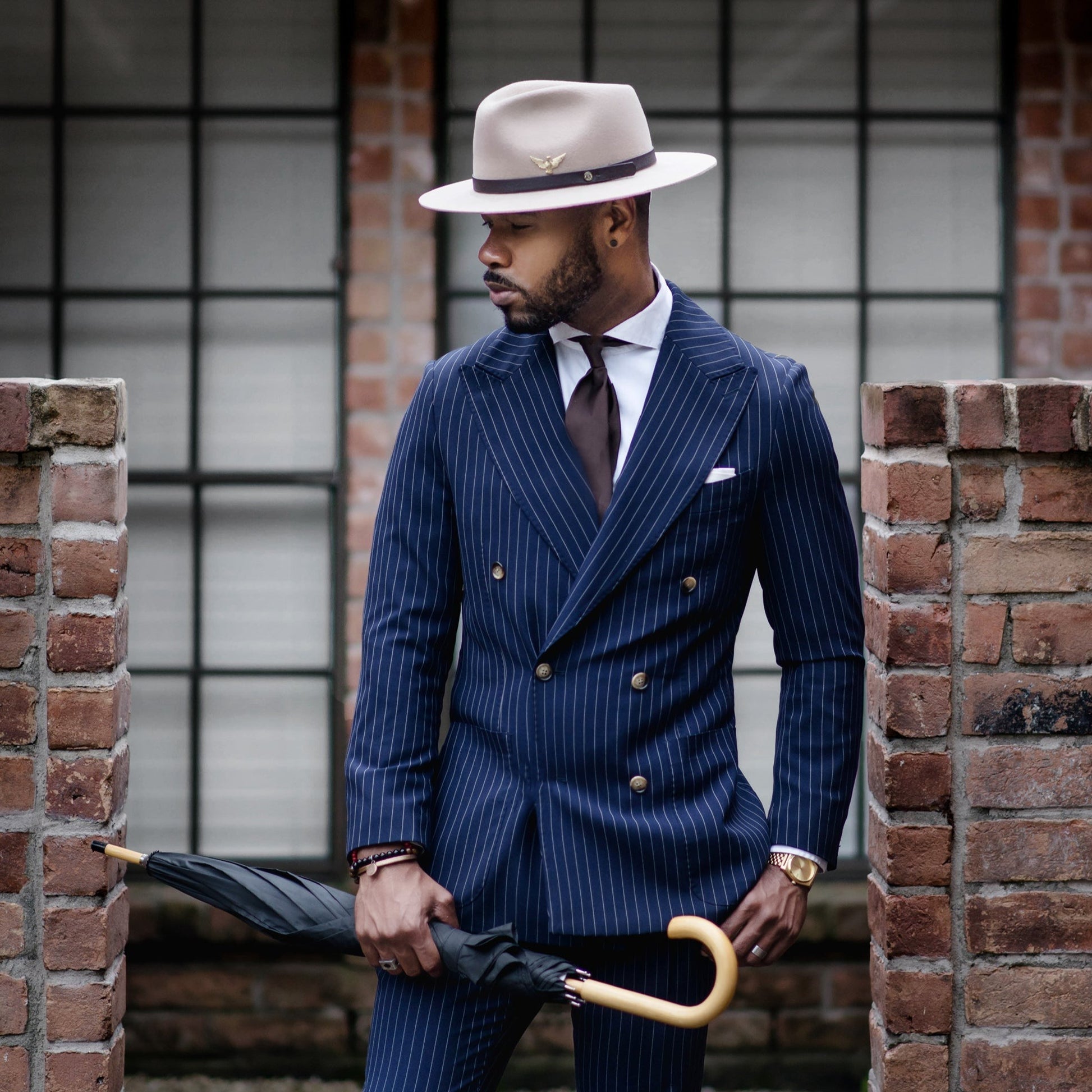 Dapper Men's Felt Fedora Hat Black - Image 29