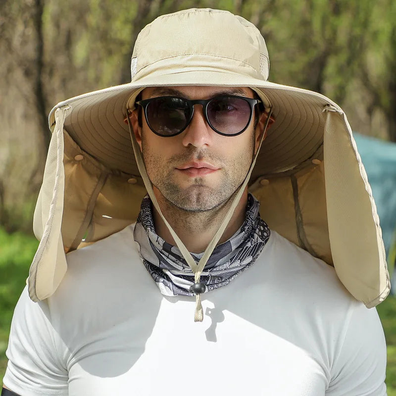Detachable Curtain Neck Protection Boonie Hat - Image 6