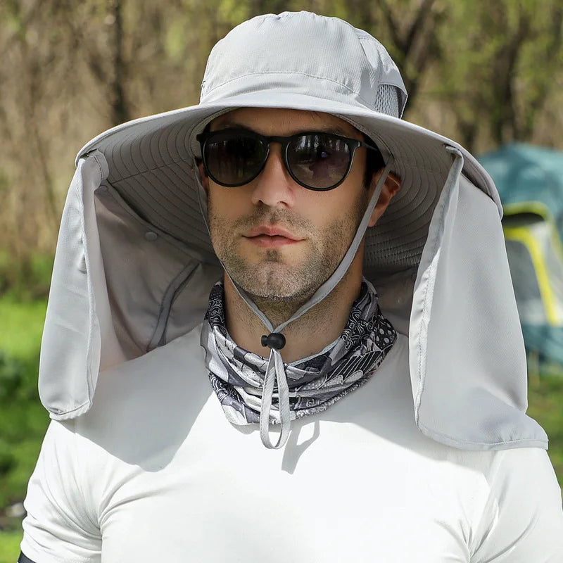 Detachable Curtain Neck Protection Boonie Hat - Image 7