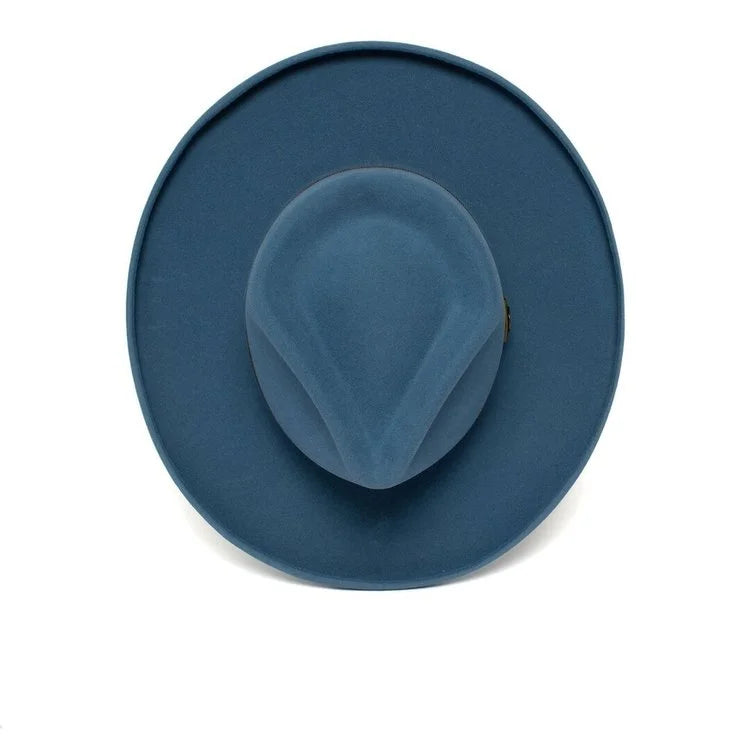 Distinctive Wide Brim Felt Fedora - Image 11