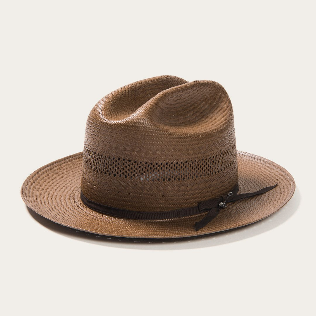 Distinguished Vented Straw Cowboy Hat - Image 4