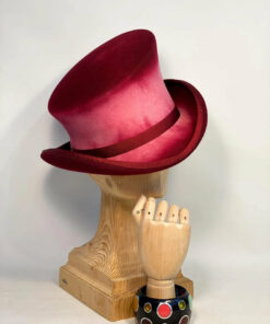 Distressed Fedora Trimmed With Braided Band