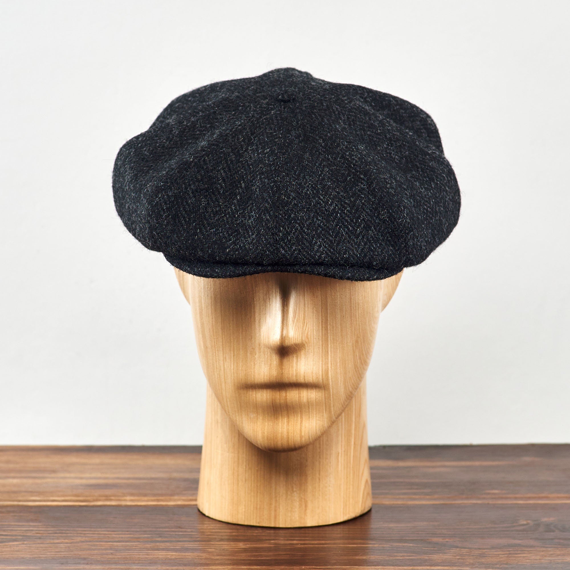 Eight Piece Cap Tweed-Black - Image 6