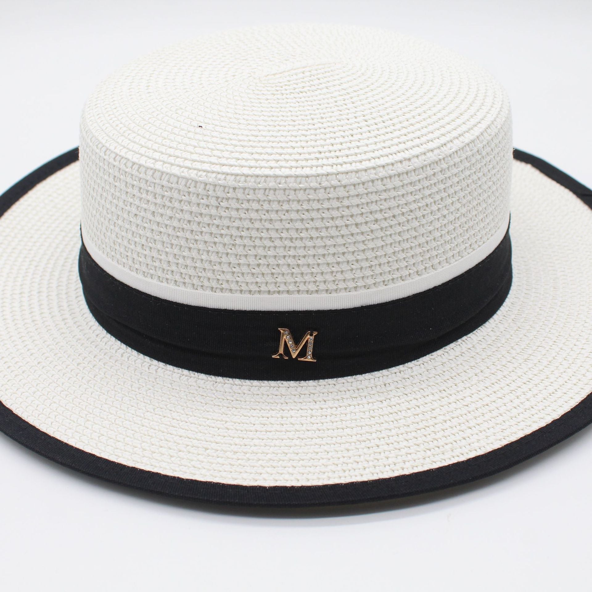 Elegant Straw Boater Hat - Image 5
