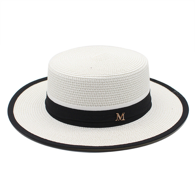 Elegant Straw Boater Hat - Image 3