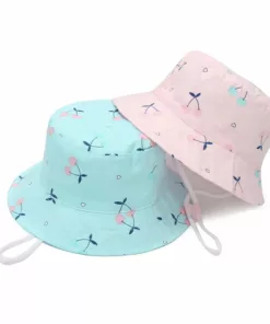 Kids Bucket Cotton Flat Hat