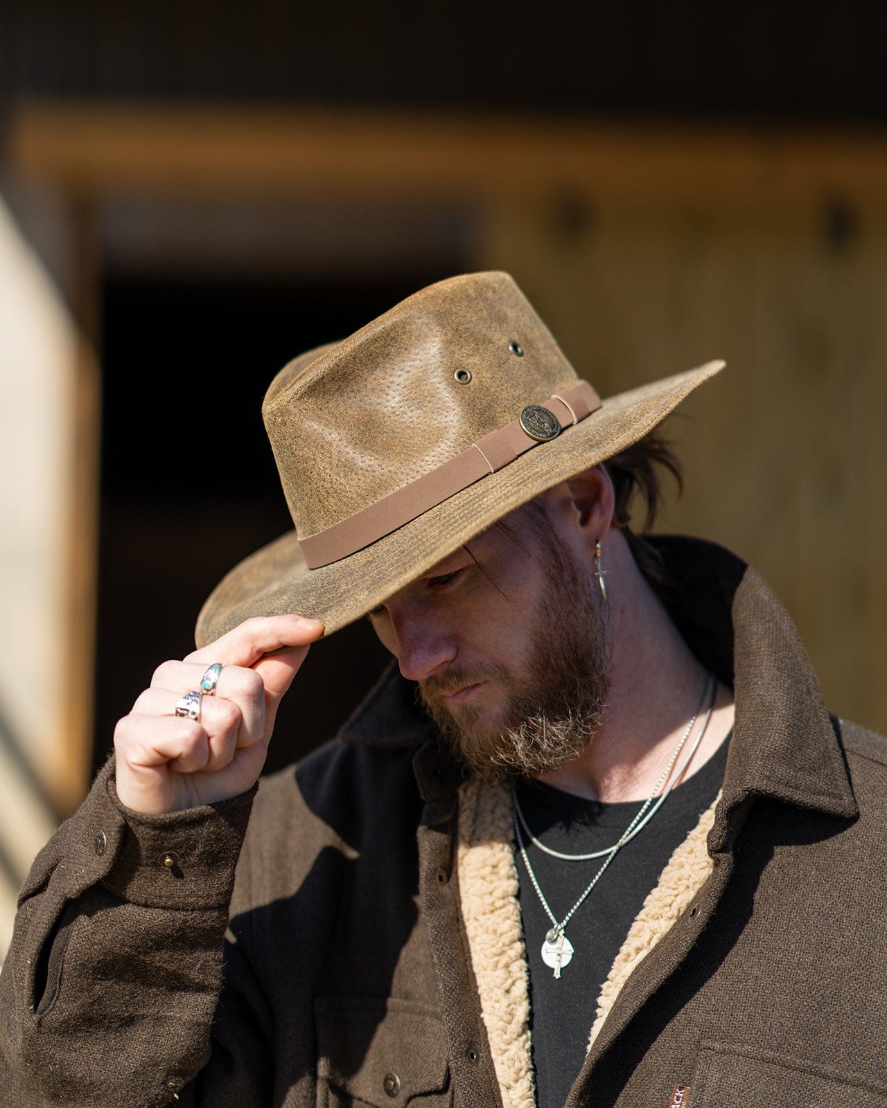 Leather Kodiak Hat - Image 2