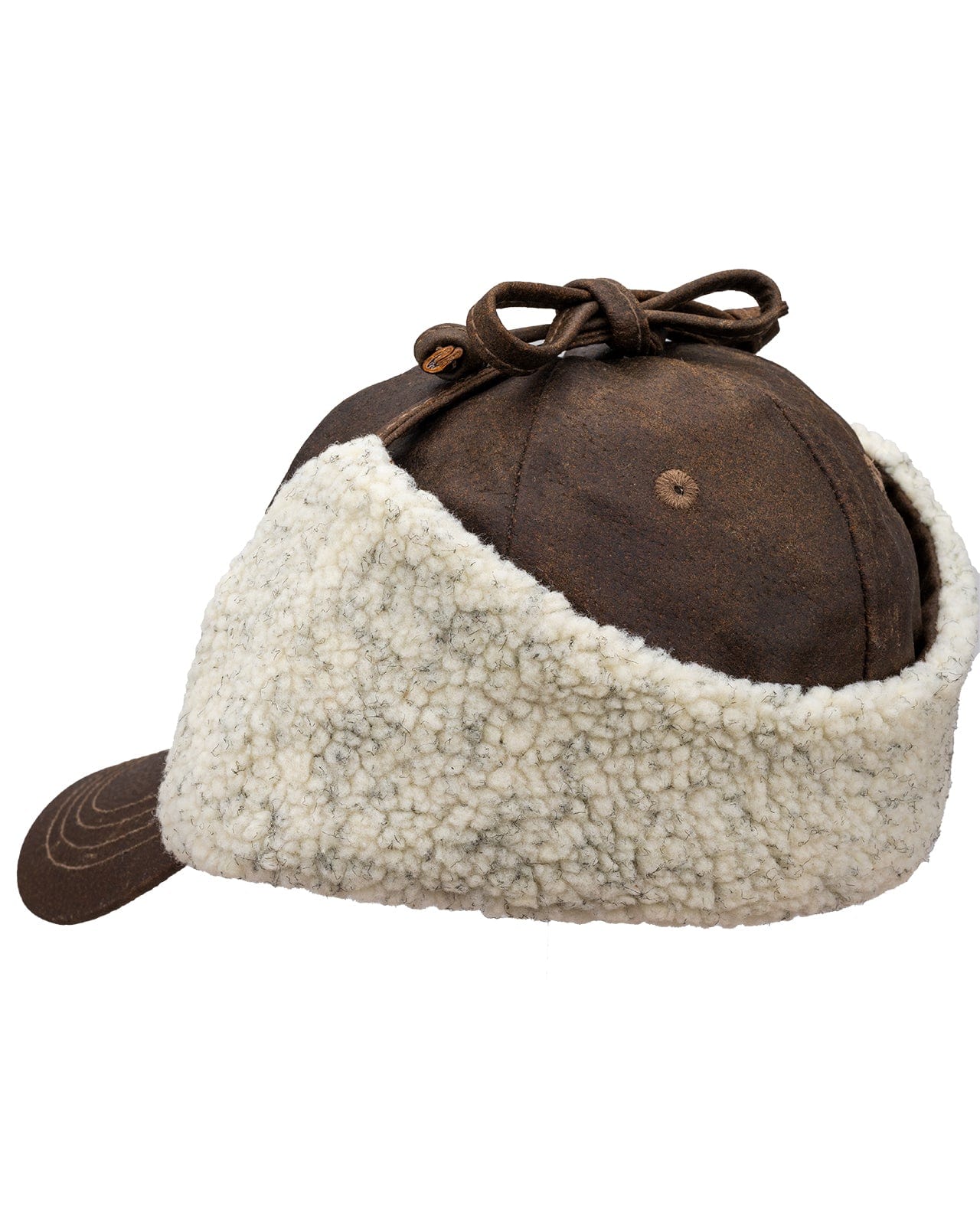 Leather McKinley Cap - Image 3