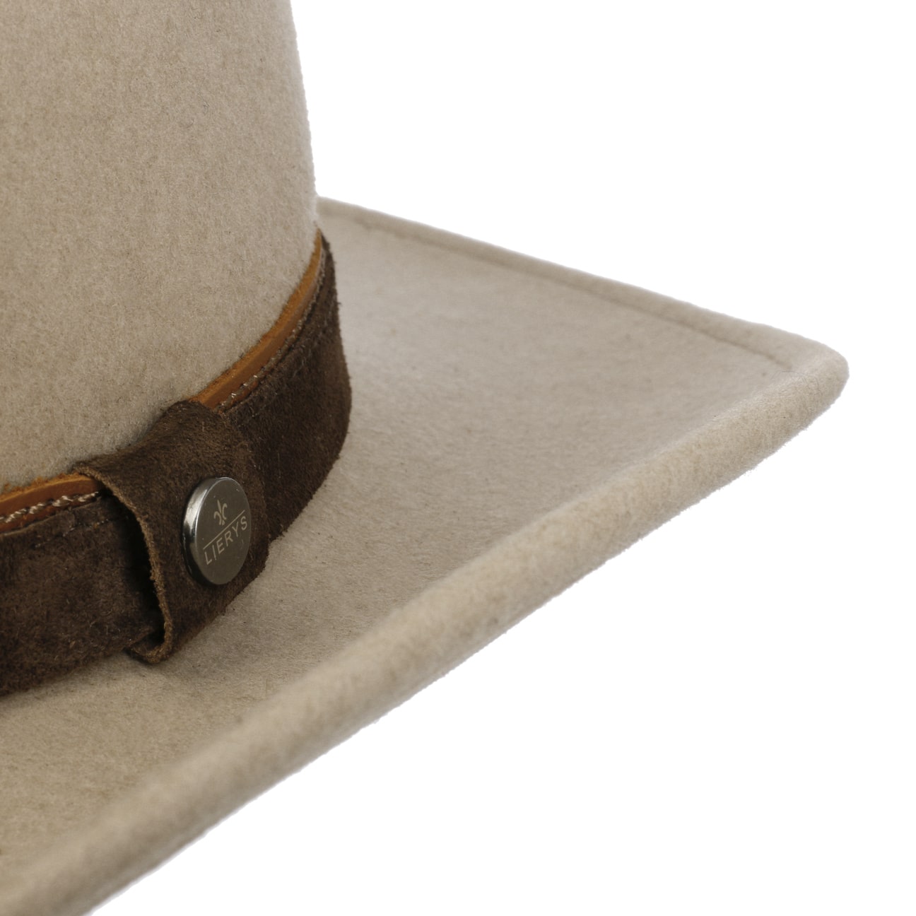 Monteley Wool Western Fedora Hat - Image 4