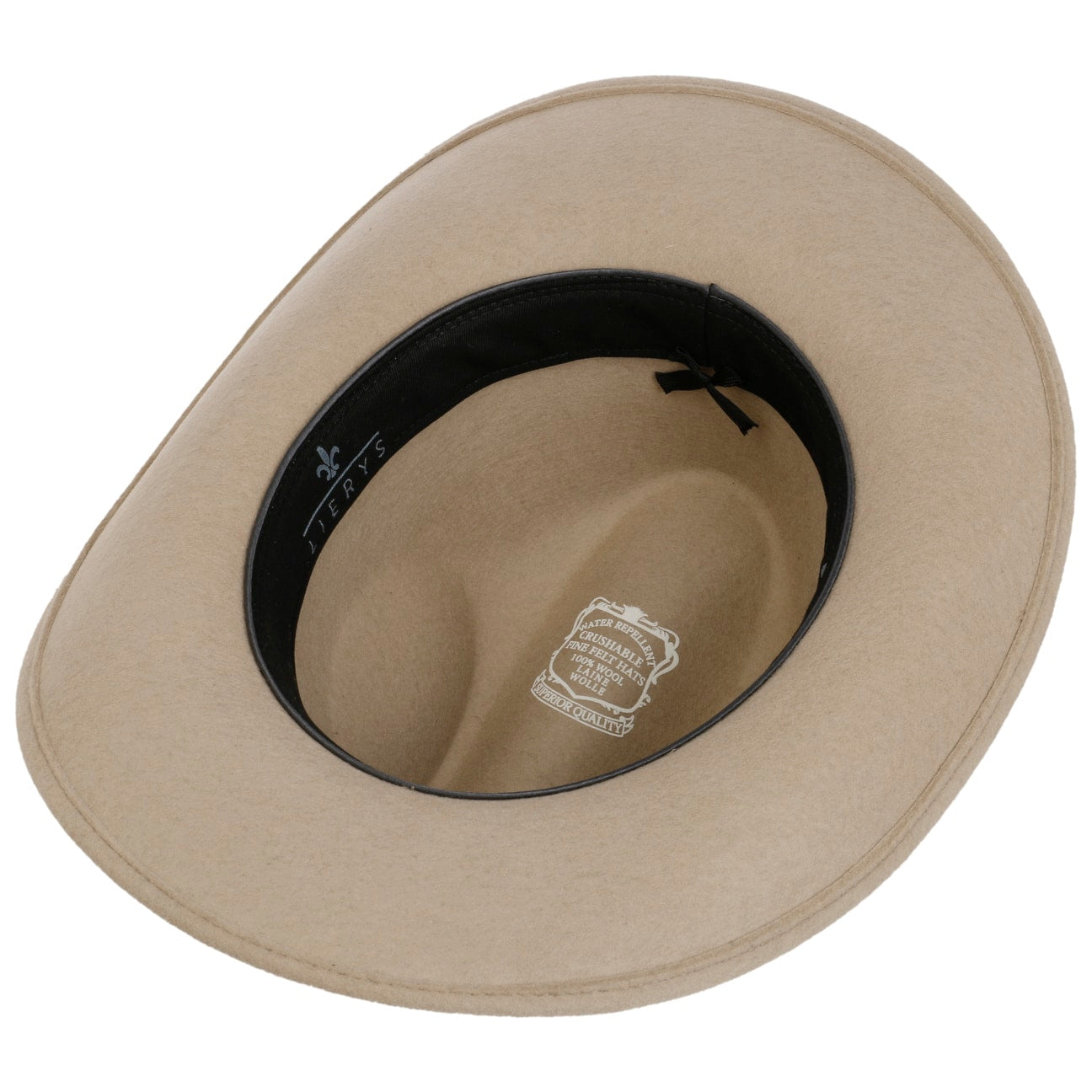 Monteley Wool Western Fedora Hat - Image 3