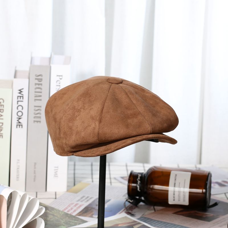 Newsboy Cap Suede - Image 6