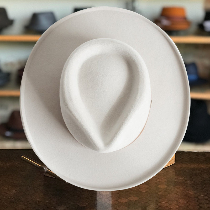 Old-World City Lights Felt Fedora - Image 6