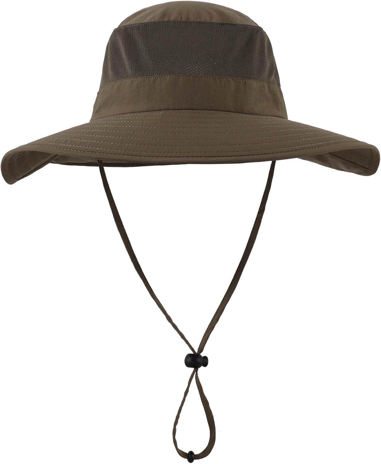 Outdoor UPF50+ Mesh Sun Hat Wide Brim Fishing Hat with Neck Flap - Image 9