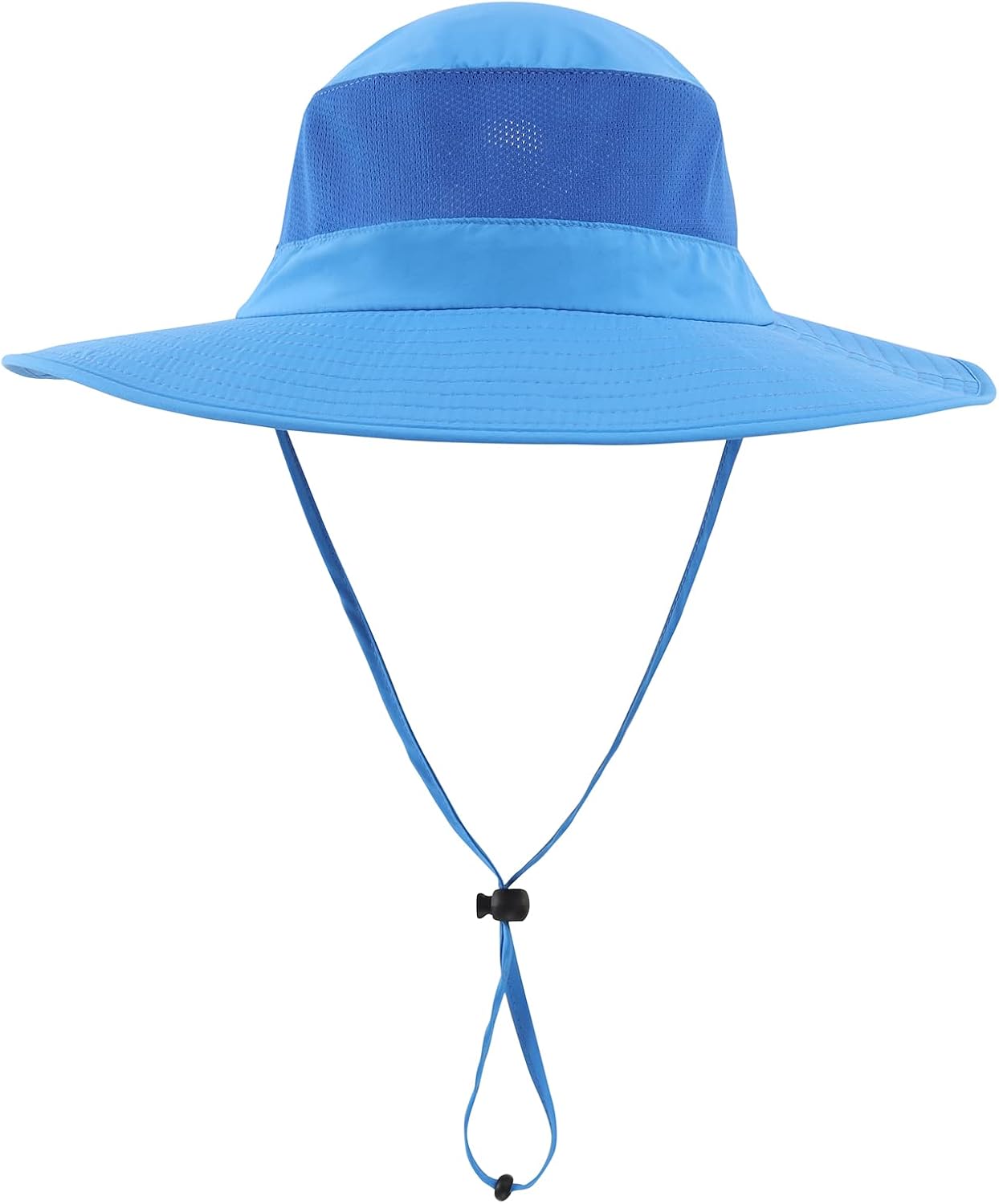 Outdoor UPF50+ Mesh Sun Hat Wide Brim Fishing Hat with Neck Flap - Image 12