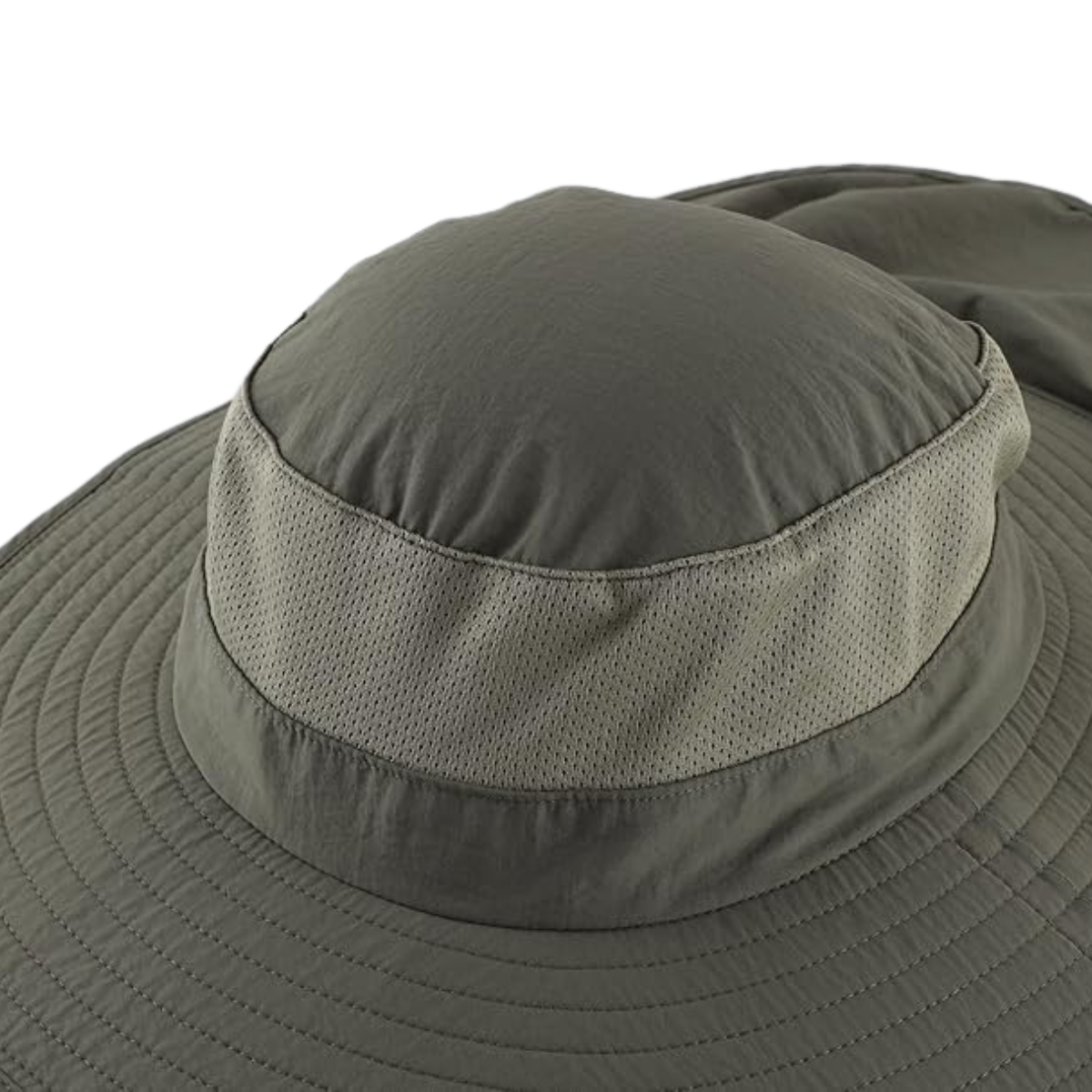 Outdoor UPF50+ Mesh Sun Hat Wide Brim Fishing Hat with Neck Flap - Image 5