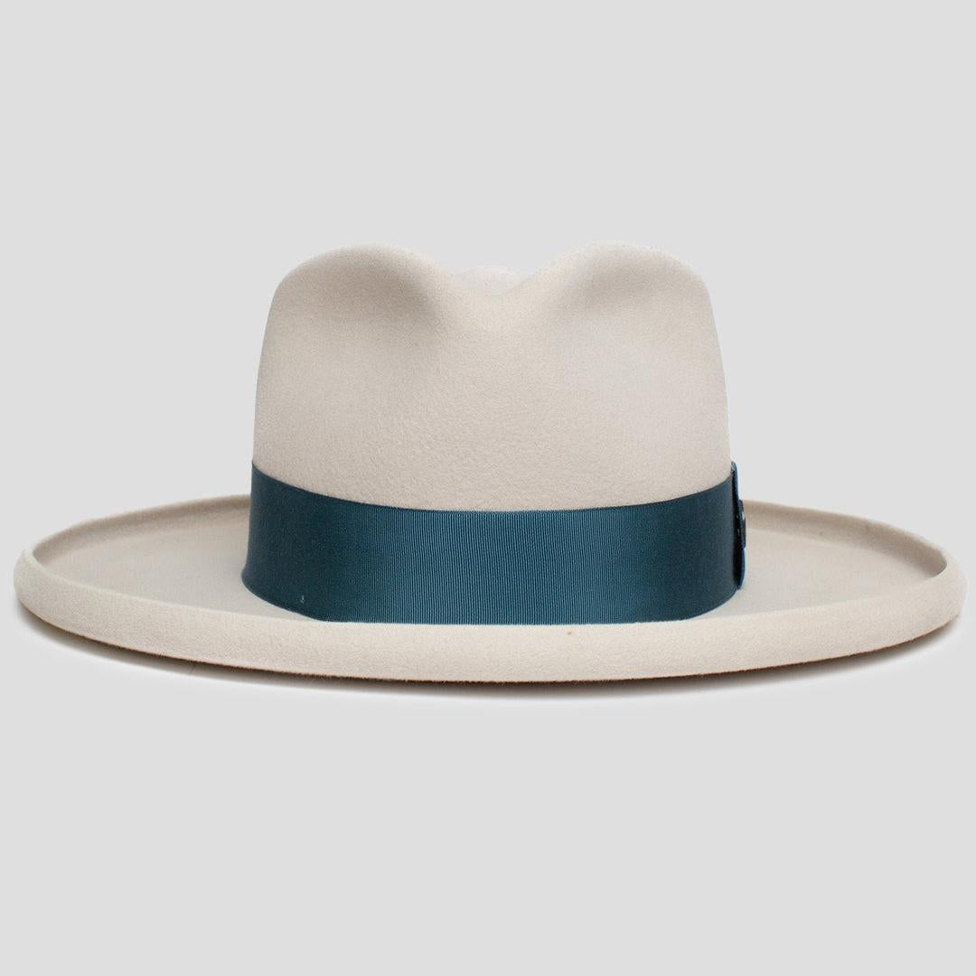 Polished Wide Brim Felt Fedora - Image 6