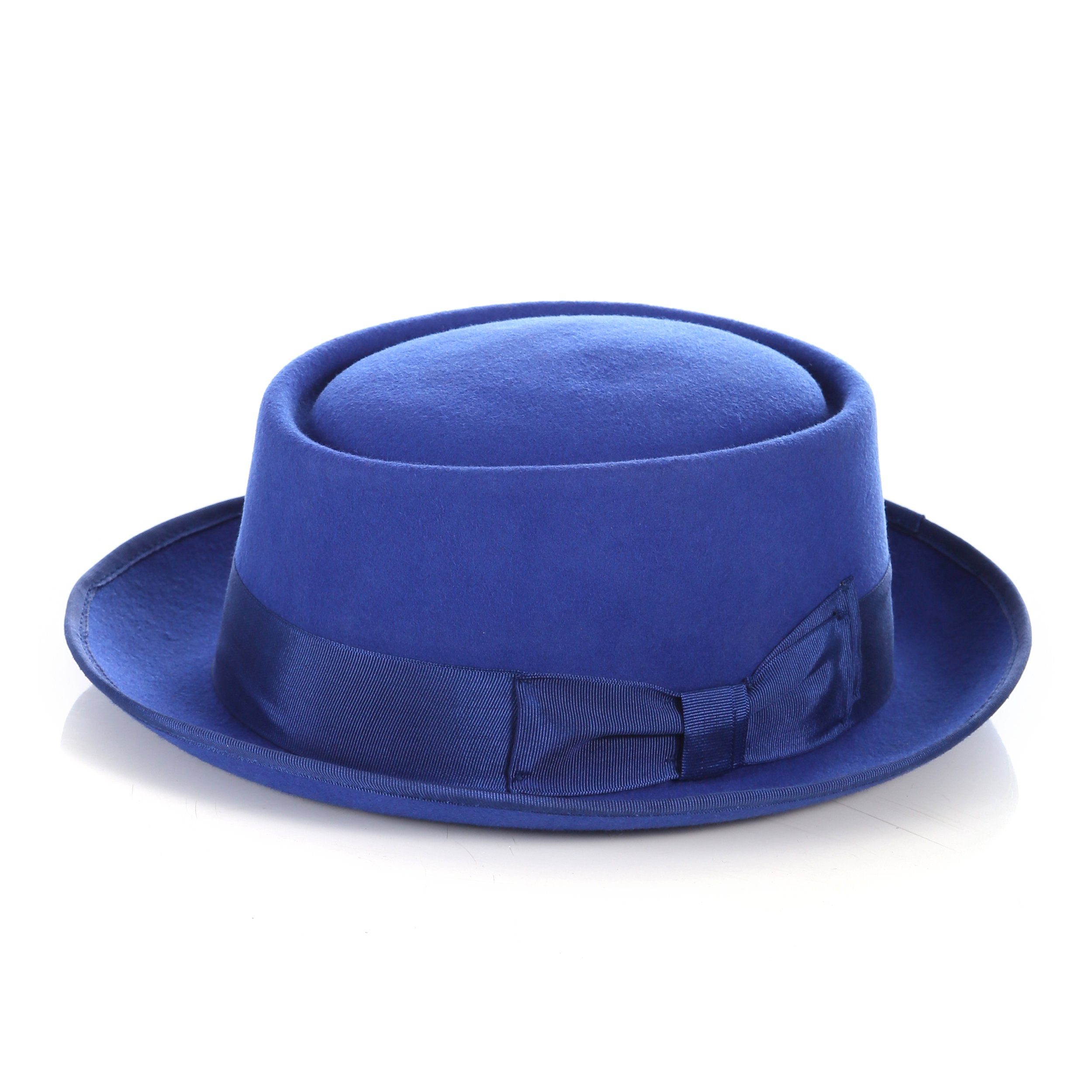 Red Wool Felt Pork Pie Hat - Image 8