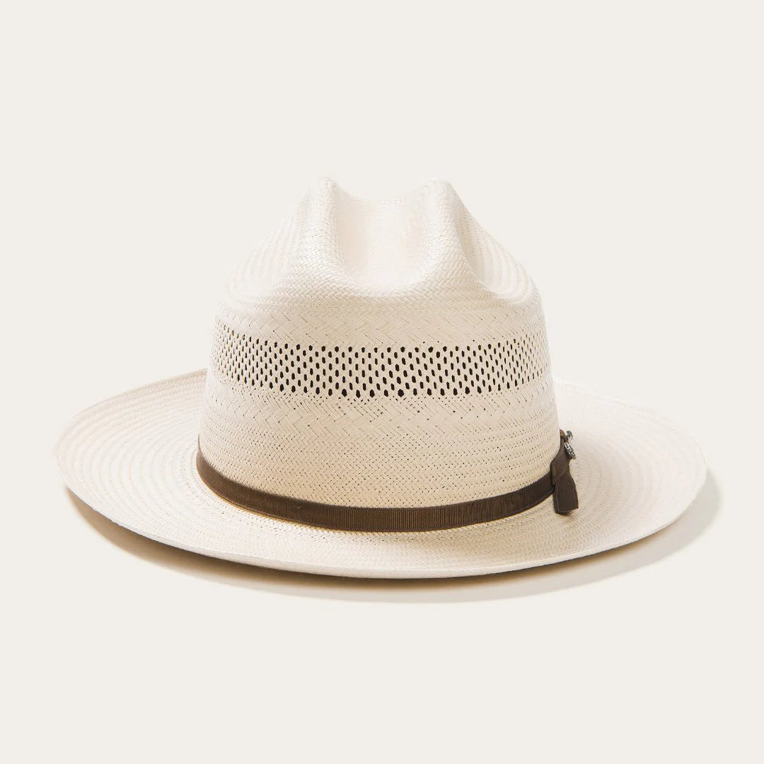 Rustic Ranch Straw Cowboy Hat - Image 2