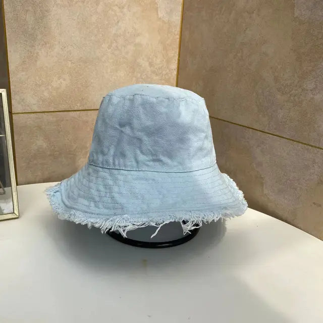 Soft Raw Hem Bucket Hat - Image 10