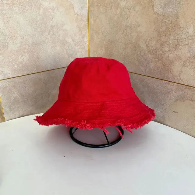 Soft Raw Hem Bucket Hat - Image 13