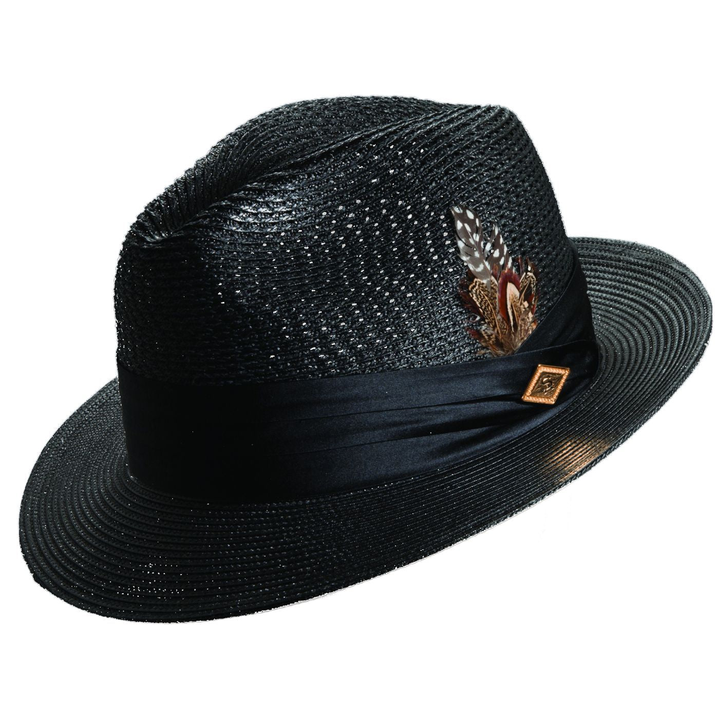 Stacy Adams Dublin Sewn Braid Fedora Hat - Image 2