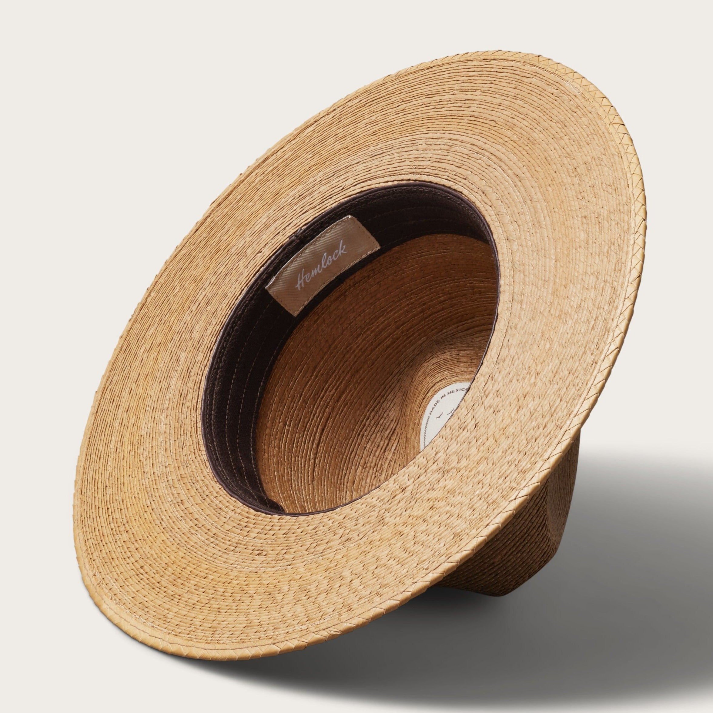 Statement Piece Straw Fedora in Saddle - Image 4