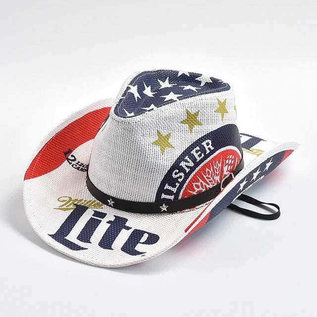 Straw Western Cowboy Hat Classic Panama - Image 10