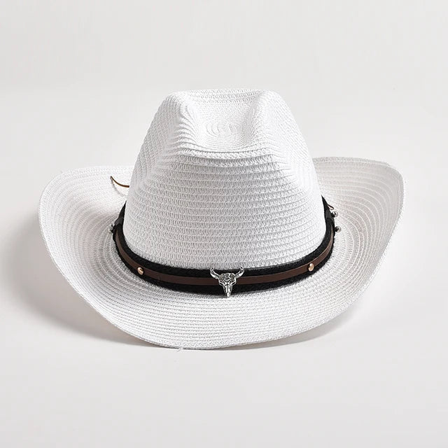 Straw Western Cowboy Hat - Image 3