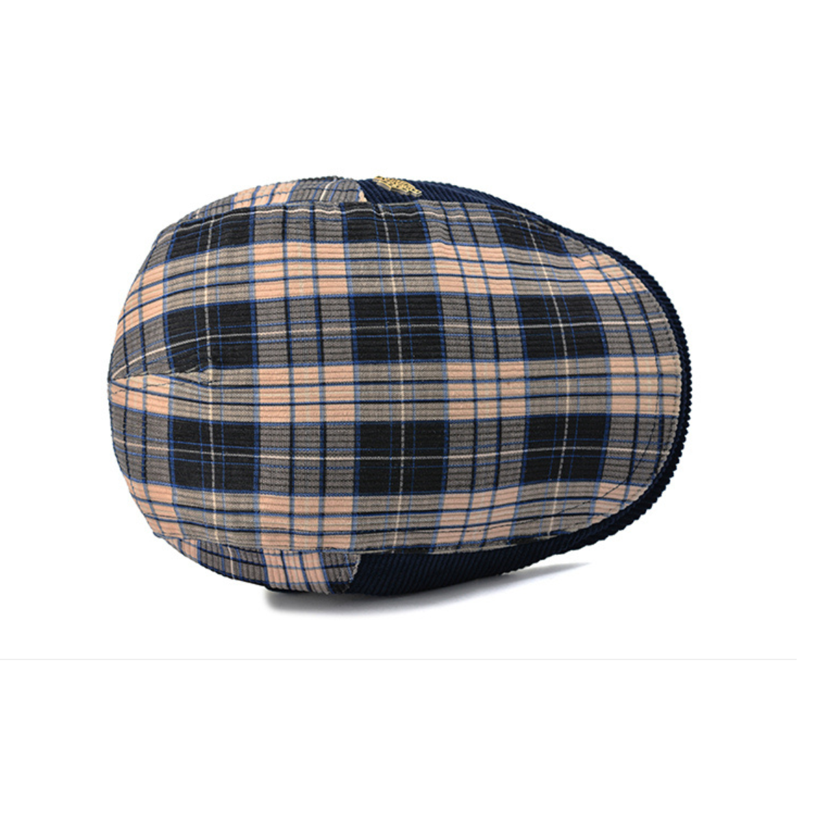 Striped Corduroy Flat Cap - Image 6