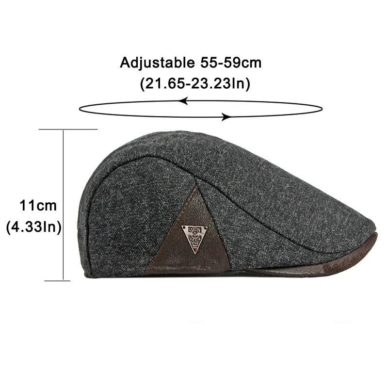 Stylish Cotton Flat Cap - Image 9