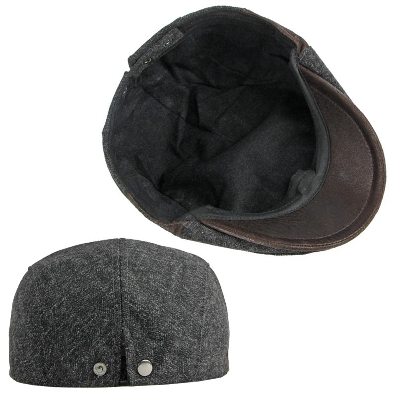 Stylish Cotton Flat Cap - Image 6