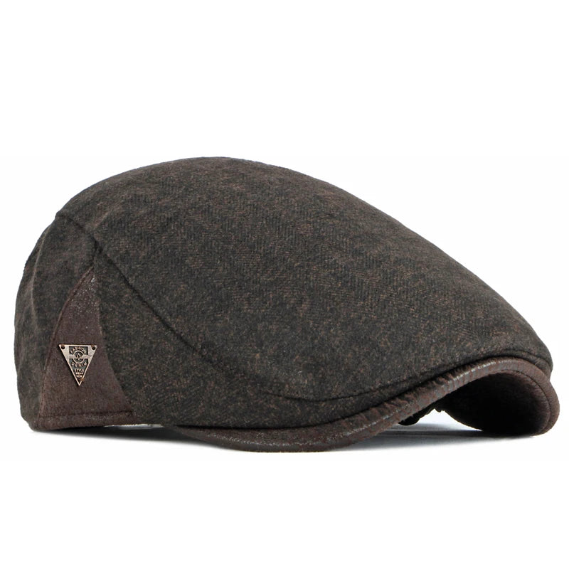 Stylish Cotton Flat Cap - Image 4