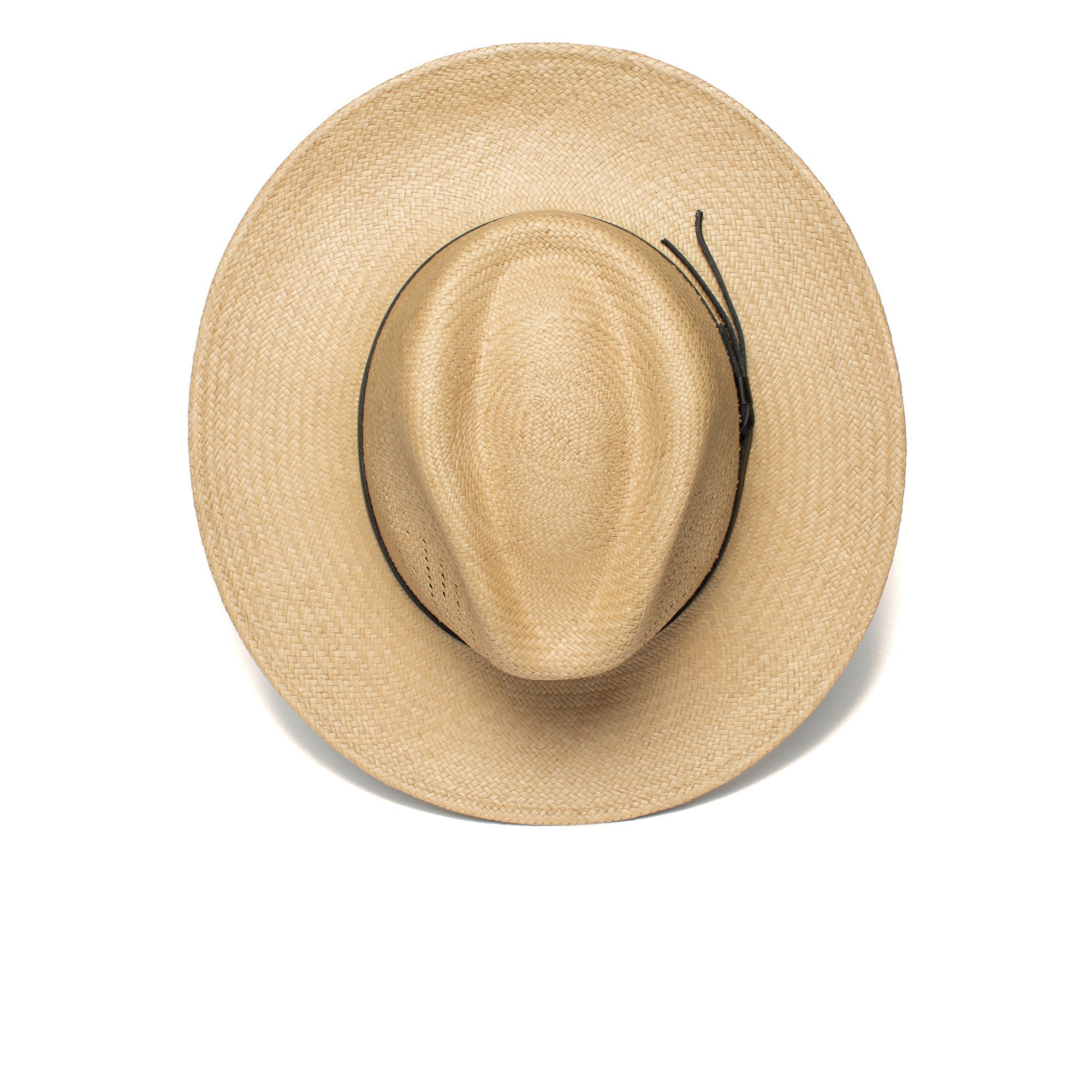 Summer Straw Fedora Hat-White - Image 15